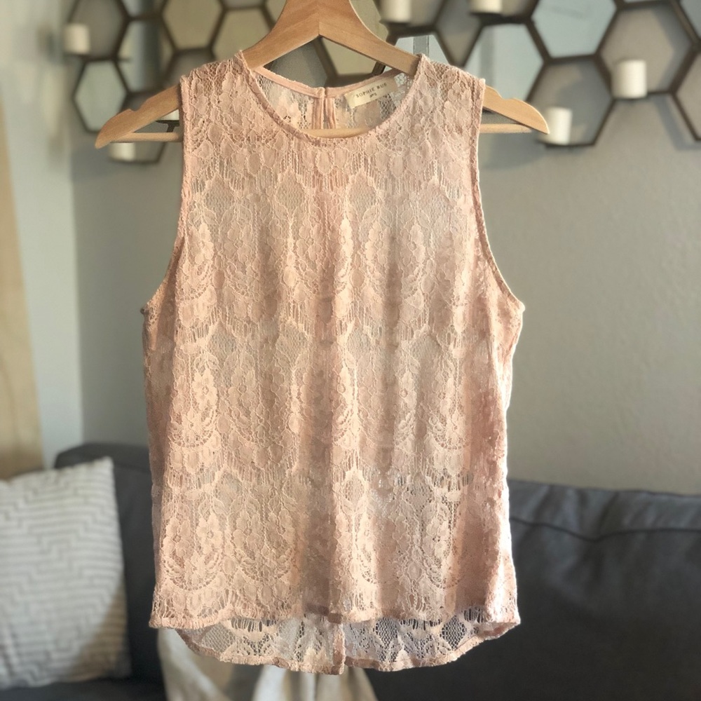 Coral shirt / size S NWOT